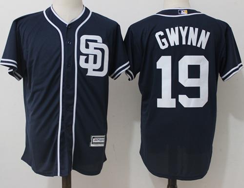 Padres #19 Tony Gwynn Navy Blue New Cool Base Stitched MLB Jersey Padres #19 Tony Gwynn Navy Blue New Cool Base Stitched MLB Jersey