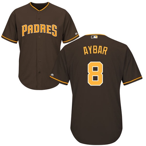 Padres #8 Erick Aybar Brown New Cool Base Stitched MLB Jersey Padres #8 Erick Aybar Brown New Cool Base Stitched MLB Jersey