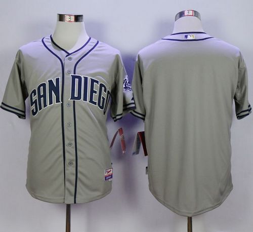Padres Blank Grey Cool Base Stitched MLB Jersey Padres Blank Grey Cool Base Stitched MLB Jersey