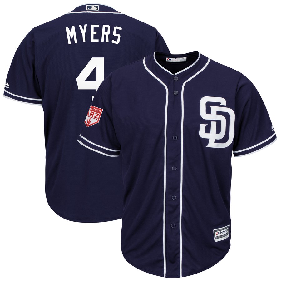 Padres #4 Wil Myers Navy 2019 Spring Training Cool Base Stitched MLB Jersey Padres #4 Wil Myers Navy 2019 Spring Training Cool Base Stitched MLB Jersey