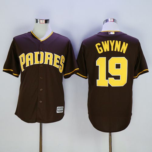 Padres #19 Tony Gwynn Coffee New Cool Base Stitched MLB Jersey Padres #19 Tony Gwynn Coffee New Cool Base Stitched MLB Jersey