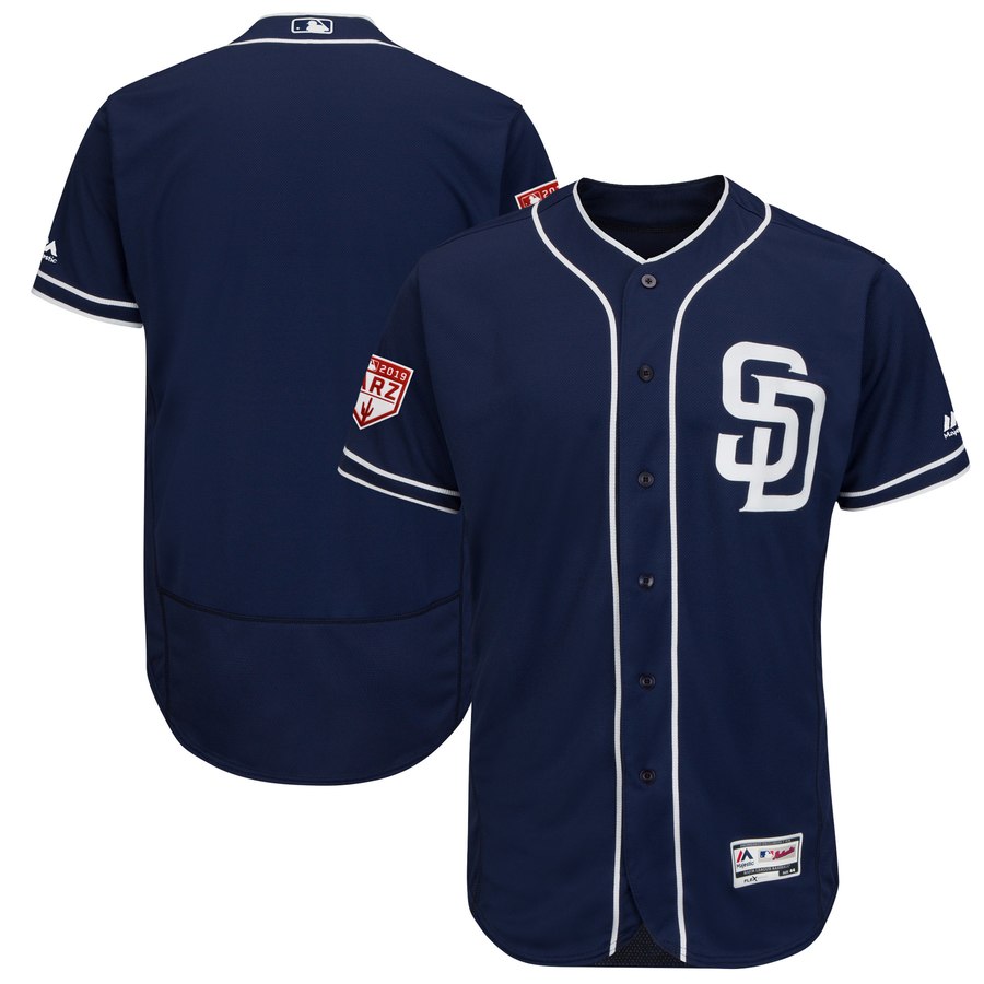 Padres Blank Navy 2019 Spring Training Flex Base Stitched MLB Jersey Padres Blank Navy 2019 Spring Training Flex Base Stitched MLB Jersey