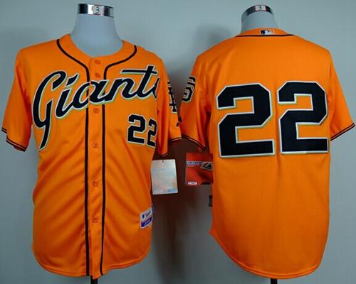 Giants #22 Will Clark Orange Alternate Cool Base Stitched MLB Jersey Giants #22 Will Clark Orange Alternate Cool Base Stitched MLB Jersey