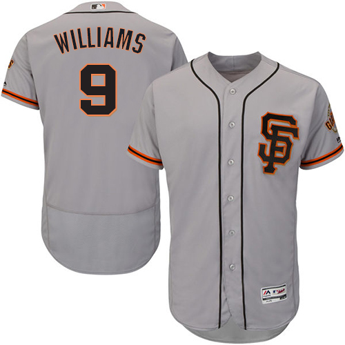 Giants #9 Matt Williams Grey Flexbase Authentic Collection Road 2 Stitched MLB Jersey Giants #9 Matt Williams Grey Flexbase Authentic Collection Road 2 Stitched MLB Jersey