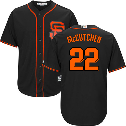 Giants #22 Andrew McCutchen Black New Cool Base Alternate Stitched MLB Jersey Giants #22 Andrew McCutchen Black New Cool Base Alternate Stitched MLB Jersey