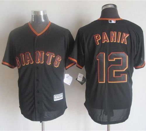 Giants #12 Joe Panik Black New Cool Base Stitched MLB Jersey Giants #12 Joe Panik Black New Cool Base Stitched MLB Jersey
