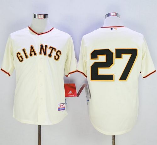 Giants #27 Juan Marichal Cream Cool Base Stitched MLB Jersey Giants #27 Juan Marichal Cream Cool Base Stitched MLB Jersey