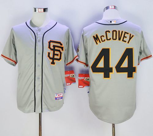 Giants #44 Willie McCovey Grey Cool Base Stitched MLB Jersey Giants #44 Willie McCovey Grey Cool Base Stitched MLB Jersey
