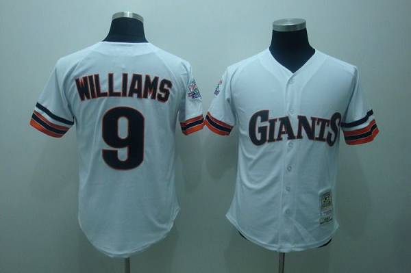 Mitchell and Ness 1989 Giants #9 Matt Williams Stitched White Throwback MLB Jersey Mitchell and Ness 1989 Giants #9 Matt Williams Stitched White Throwback MLB Jersey