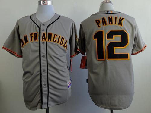 Giants #12 Joe Panik Grey Road Cool Base Stitched MLB Jersey Giants #12 Joe Panik Grey Road Cool Base Stitched MLB Jersey