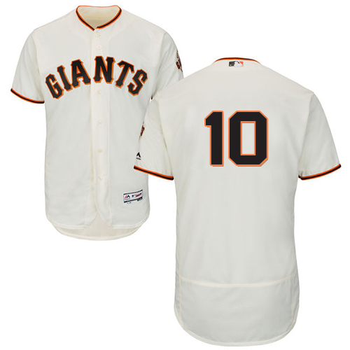 Giants #10 Evan Longoria Cream Flexbase Authentic Collection Stitched MLB Jersey Giants #10 Evan Longoria Cream Flexbase Authentic Collection Stitched MLB Jersey