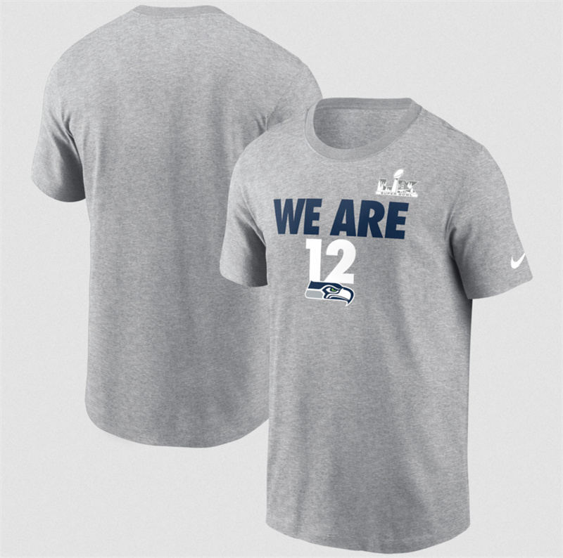 Men's Seattle Seahawks Heather Gray 2025 Super Bowl LX Fast As Fast Gets T-Shirt Men's Seattle Seahawks Heather Gray 2025 Super Bowl LX Fast As Fast Gets T-Shirt