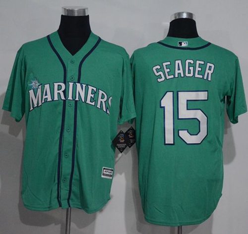 Mariners #15 Kyle Seager Green New Cool Base Stitched MLB Jersey Mariners #15 Kyle Seager Green New Cool Base Stitched MLB Jersey