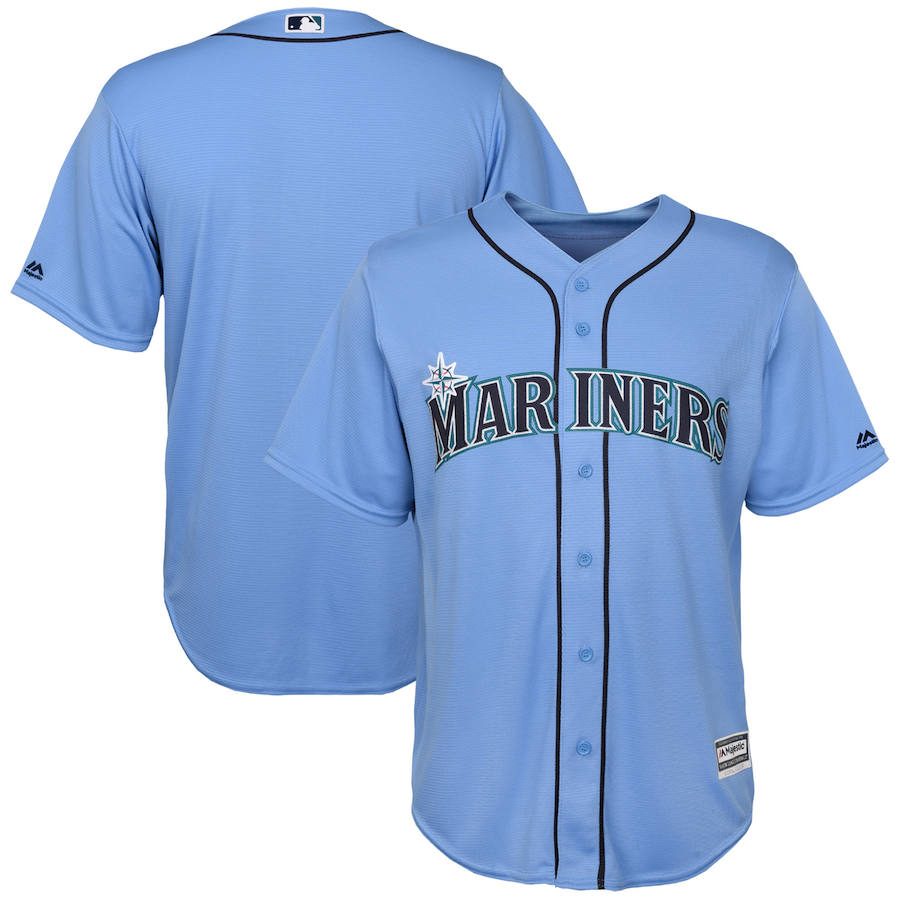 Seattle Mariners Majestic Official Cool Base Team Jersey Blue Seattle Mariners Majestic Official Cool Base Team Jersey Blue