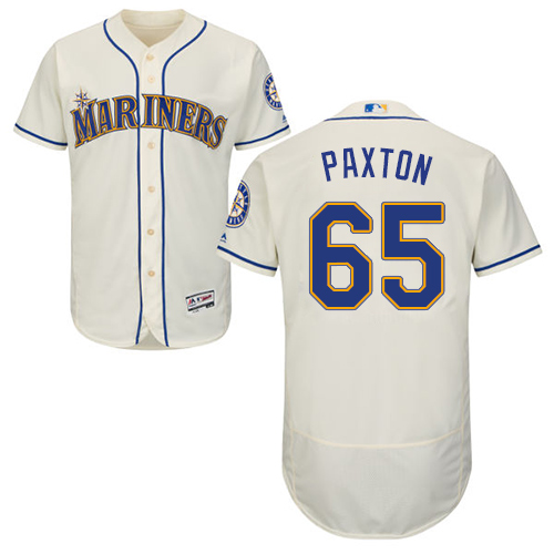 Mariners #65 James Paxton Cream Flexbase Authentic Collection Stitched MLB Jersey Mariners #65 James Paxton Cream Flexbase Authentic Collection Stitched MLB Jersey