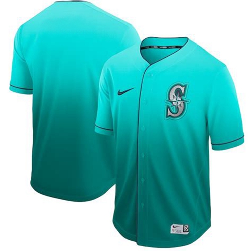 Nike Mariners Blank Green Fade Authentic Stitched MLB Jersey Nike Mariners Blank Green Fade Authentic Stitched MLB Jersey