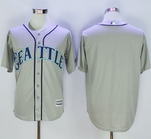 Mariners Blank Grey New Cool Base Stitched MLB Jersey Mariners Blank Grey New Cool Base Stitched MLB Jersey