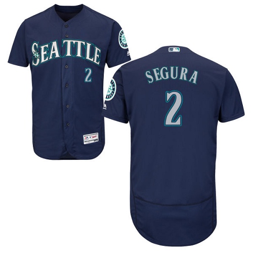 Mariners #2 Jean Segura Navy Blue Flexbase Authentic Collection Stitched MLB Jersey Mariners #2 Jean Segura Navy Blue Flexbase Authentic Collection Stitched MLB Jersey