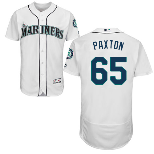 Mariners #65 James Paxton White Flexbase Authentic Collection Stitched MLB Jersey Mariners #65 James Paxton White Flexbase Authentic Collection Stitched MLB Jersey