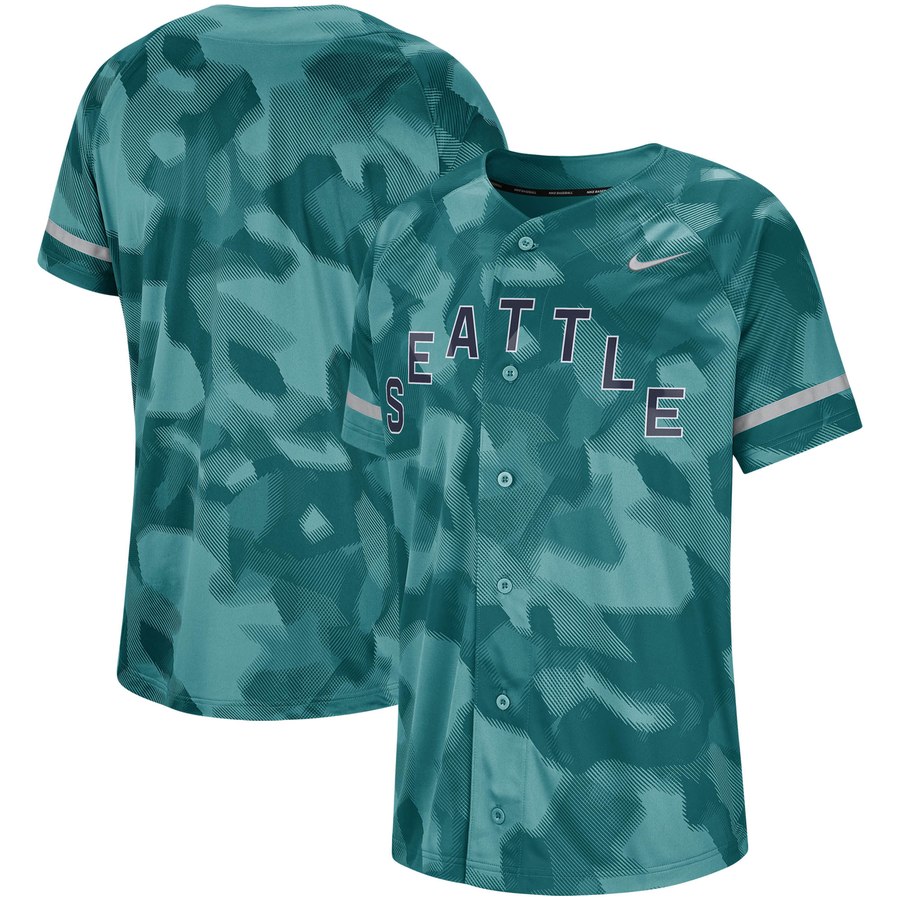Seattle Mariners Nike Camo Jersey Aqua Seattle Mariners Nike Camo Jersey Aqua