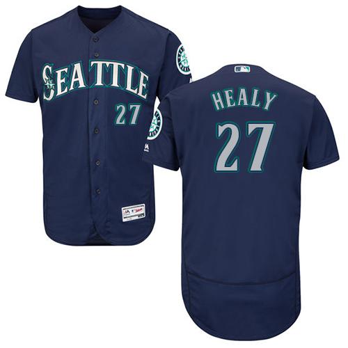 Mariners #27 Ryon Healy Navy Blue Flexbase Authentic Collection Stitched MLB Jersey Mariners #27 Ryon Healy Navy Blue Flexbase Authentic Collection Stitched MLB Jersey