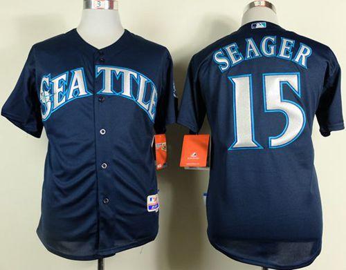 Mariners #15 Kyle Seager Navy Blue Cool Base Stitched MLB Jersey Mariners #15 Kyle Seager Navy Blue Cool Base Stitched MLB Jersey