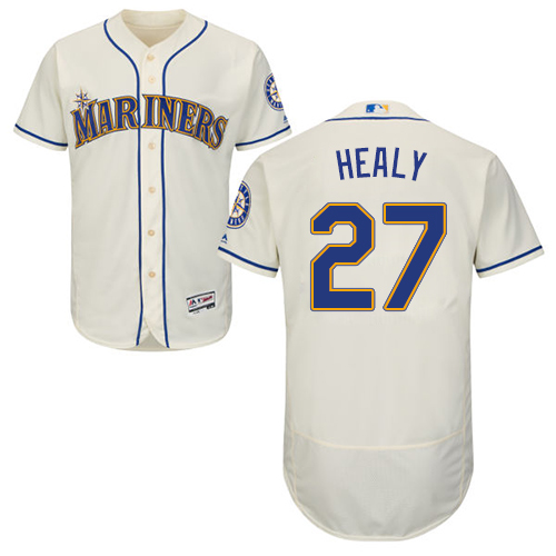 Mariners #27 Ryon Healy Cream Flexbase Authentic Collection Stitched MLB Jersey Mariners #27 Ryon Healy Cream Flexbase Authentic Collection Stitched MLB Jersey