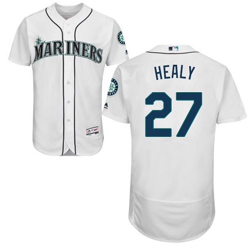 Mariners #27 Ryon Healy White Flexbase Authentic Collection Stitched MLB Jersey Mariners #27 Ryon Healy White Flexbase Authentic Collection Stitched MLB Jersey
