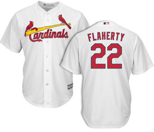 Cardinals #22 Jack Flaherty White New Cool Base Stitched MLB Jersey Cardinals #22 Jack Flaherty White New Cool Base Stitched MLB Jersey