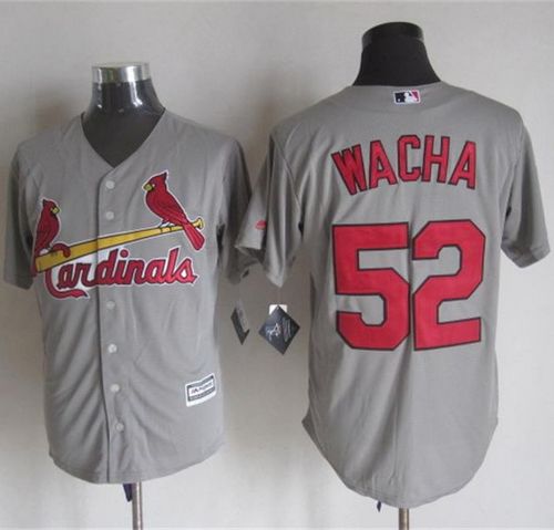 Cardinals #52 Michael Wacha Grey New Cool Base Stitched MLB Jersey Cardinals #52 Michael Wacha Grey New Cool Base Stitched MLB Jersey