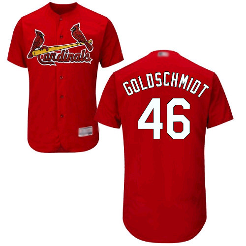 Cardinals #46 Paul Goldschmidt Red Flexbase Authentic Collection Stitched MLB Jersey Cardinals #46 Paul Goldschmidt Red Flexbase Authentic Collection Stitched MLB Jersey