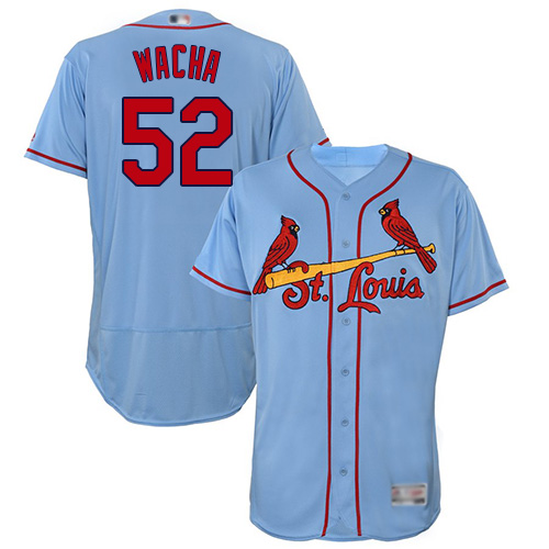 Cardinals #52 Michael Wacha Light Blue Flexbase Authentic Collection Stitched MLB Jersey Cardinals #52 Michael Wacha Light Blue Flexbase Authentic Collection Stitched MLB Jersey