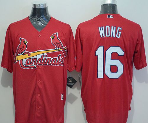 Cardinals #16 Kolten Wong Red New Cool Base Stitched MLB Jersey Cardinals #16 Kolten Wong Red New Cool Base Stitched MLB Jersey