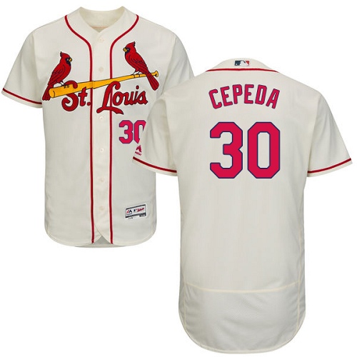 Cardinals #30 Orlando Cepeda Cream Flexbase Authentic Collection Stitched MLB Jersey Cardinals #30 Orlando Cepeda Cream Flexbase Authentic Collection Stitched MLB Jersey