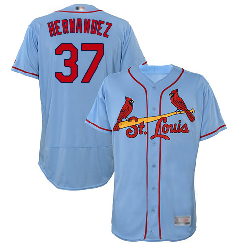 Cardinals #37 Keith Hernandez Light Blue Flexbase Authentic Collection Stitched MLB Jersey Cardinals #37 Keith Hernandez Light Blue Flexbase Authentic Collection Stitched MLB Jersey