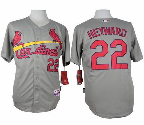Cardinals #22 Jason Heyward Grey Cool Base Stitched MLB Jersey Cardinals #22 Jason Heyward Grey Cool Base Stitched MLB Jersey