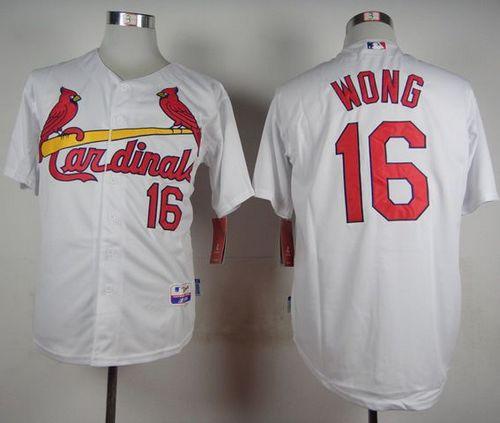Cardinals #16 Kolten Wong White Cool Base Stitched MLB Jersey Cardinals #16 Kolten Wong White Cool Base Stitched MLB Jersey