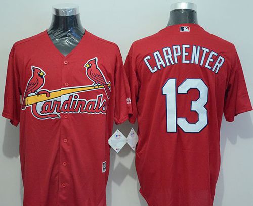 Cardinals #13 Matt Carpenter Red New Cool Base Stitched MLB Jersey Cardinals #13 Matt Carpenter Red New Cool Base Stitched MLB Jersey