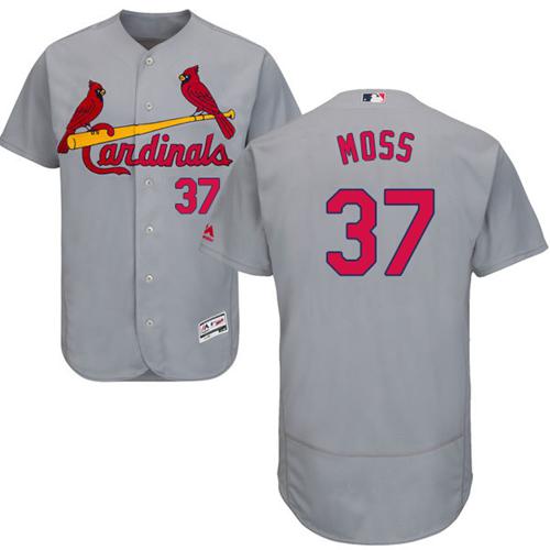 Cardinals #37 Brandon Moss Grey Flexbase Authentic Collection Stitched MLB Jersey Cardinals #37 Brandon Moss Grey Flexbase Authentic Collection Stitched MLB Jersey