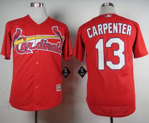 Cardinals #13 Matt Carpenter Red Cool Base Stitched MLB Jersey Cardinals #13 Matt Carpenter Red Cool Base Stitched MLB Jersey