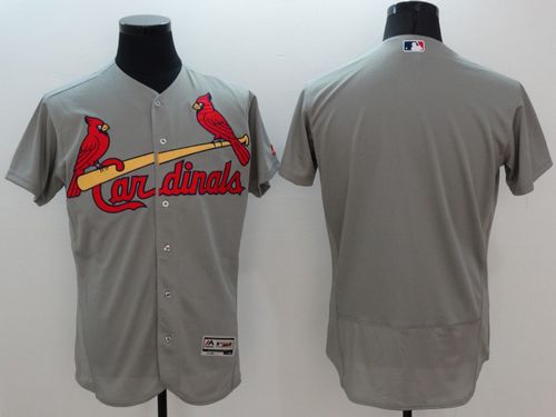 Cardinals Blank Grey Flexbase Authentic Collection Stitched MLB Jersey Cardinals Blank Grey Flexbase Authentic Collection Stitched MLB Jersey