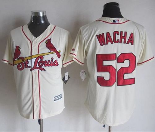 Cardinals #52 Michael Wacha Cream New Cool Base Stitched MLB Jersey Cardinals #52 Michael Wacha Cream New Cool Base Stitched MLB Jersey