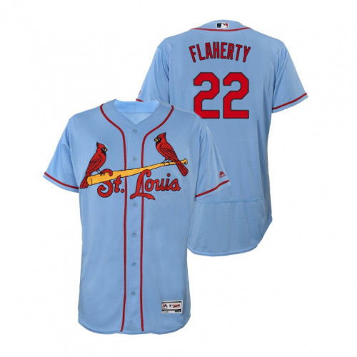 Cardinals #22 Jack Flaherty Light Blue Flexbase Authentic Collection Stitched MLB Jersey Cardinals #22 Jack Flaherty Light Blue Flexbase Authentic Collection Stitched MLB Jersey