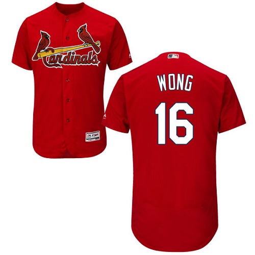 Cardinals #16 Kolten Wong Red Flexbase Authentic Collection Stitched MLB Jersey Cardinals #16 Kolten Wong Red Flexbase Authentic Collection Stitched MLB Jersey