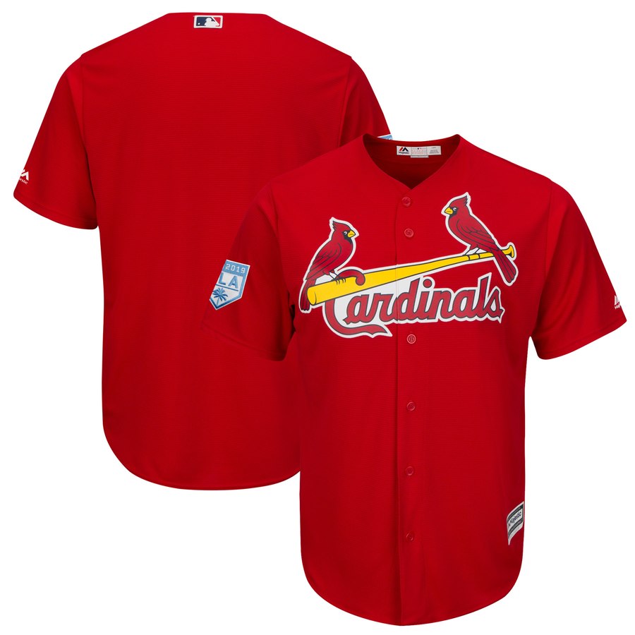 Cardinals Blank Red 2019 Spring Training Cool Base Stitched MLB Jersey Cardinals Blank Red 2019 Spring Training Cool Base Stitched MLB Jersey