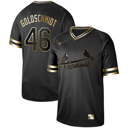 Nike Cardinals #46 Paul Goldschmidt Black Gold Authentic Stitched MLB Jersey Nike Cardinals #46 Paul Goldschmidt Black Gold Authentic Stitched MLB Jersey