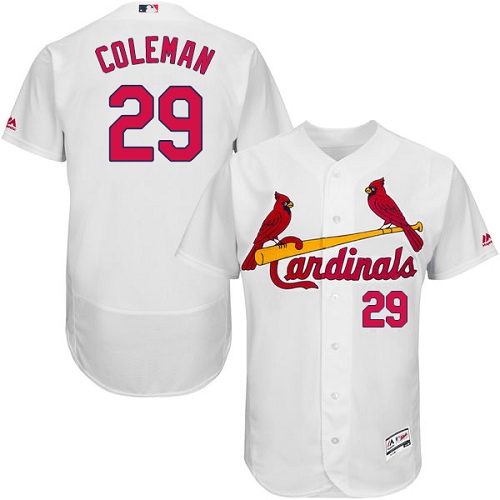 Cardinals #29 Vince Coleman White Flexbase Authentic Collection Stitched MLB Jersey Cardinals #29 Vince Coleman White Flexbase Authentic Collection Stitched MLB Jersey
