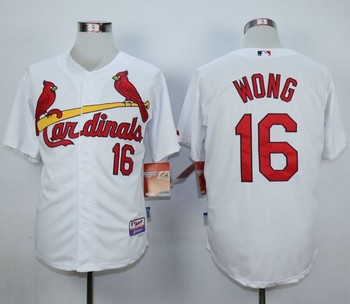 Cardinals #16 Kolten Wong White 1982 Turn Back The Clock Stitched MLB Jersey Cardinals #16 Kolten Wong White 1982 Turn Back The Clock Stitched MLB Jersey