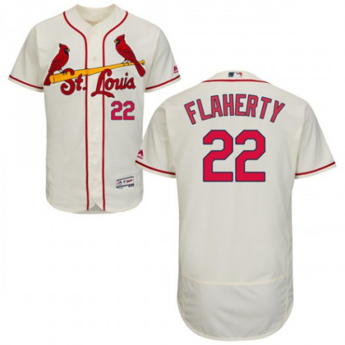 Cardinals #22 Jack Flaherty Cream Flexbase Authentic Collection Stitched MLB Jersey Cardinals #22 Jack Flaherty Cream Flexbase Authentic Collection Stitched MLB Jersey