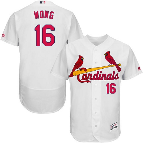 Cardinals #16 Kolten Wong White Flexbase Authentic Collection Stitched MLB Jersey Cardinals #16 Kolten Wong White Flexbase Authentic Collection Stitched MLB Jersey